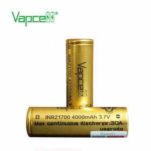 Vapcell Gold 21700 4000mah 30A Battery
