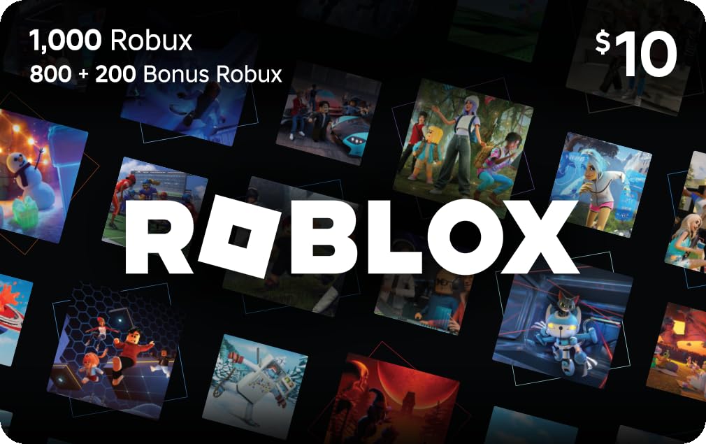 Roblox Gift Card $10 (1,000 Robux) - TriniStore.biz